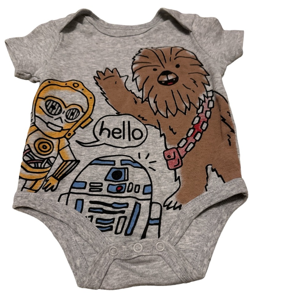 Star Wars Chewbacca baby onesie